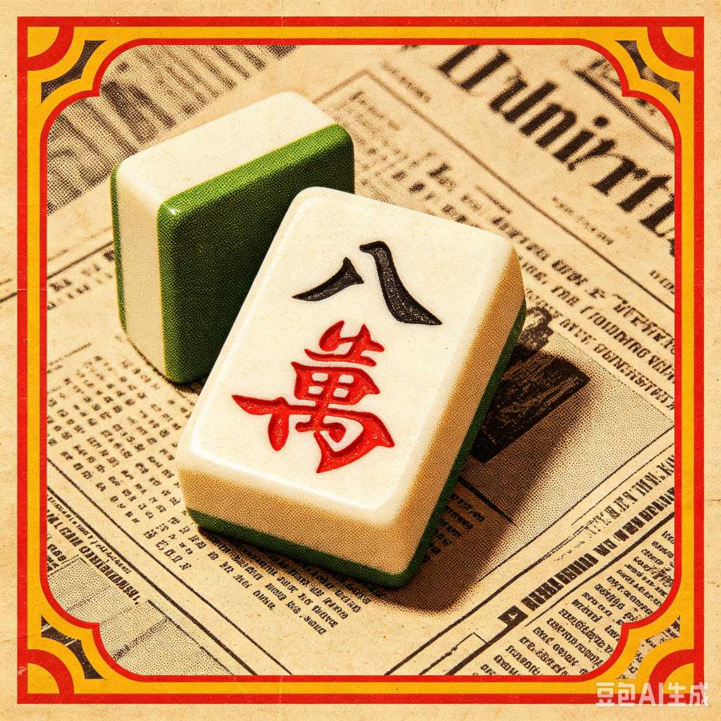 floral design mahjong set