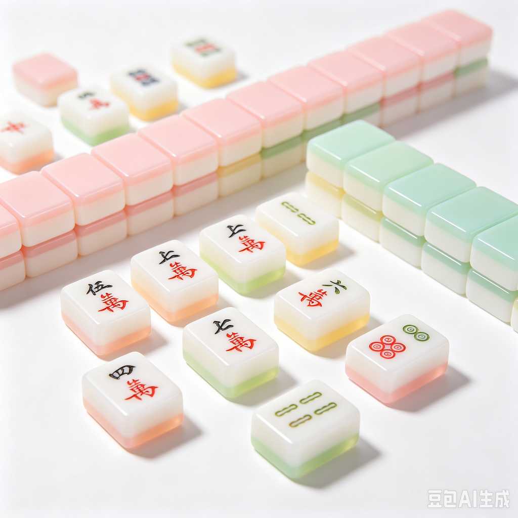 american mahjong tiles color coded